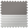 Duo Blind (Blackout), 0705 Grey & 1016 White - VELUX Loft Blind
